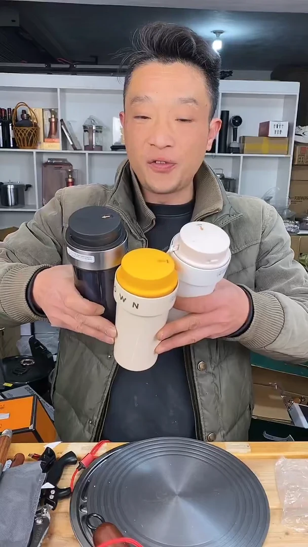 水晶玻璃1滑盖 水杯