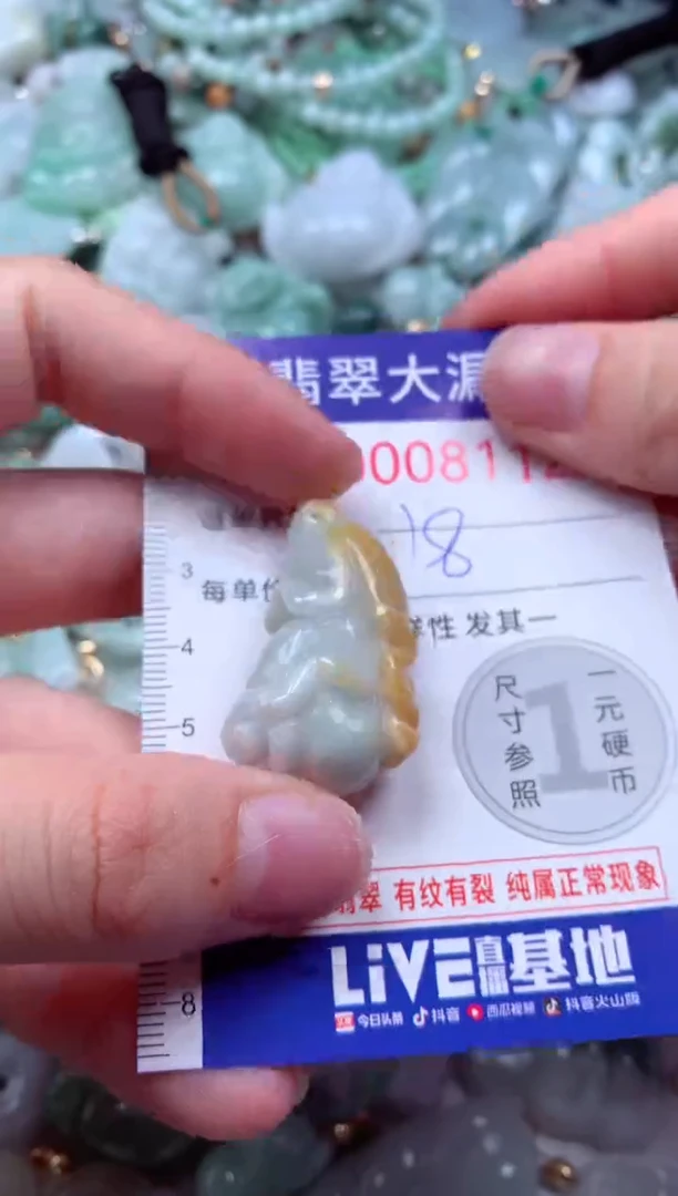 吊坠(不含链)未镶嵌翡翠8112