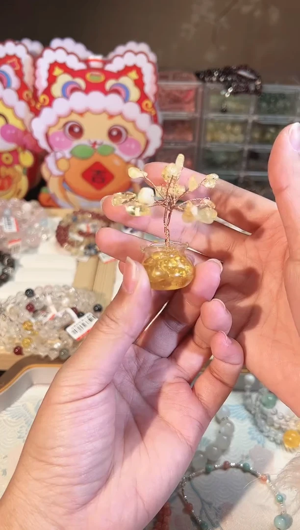 【闪购商品】水晶黄树未镶嵌黄树