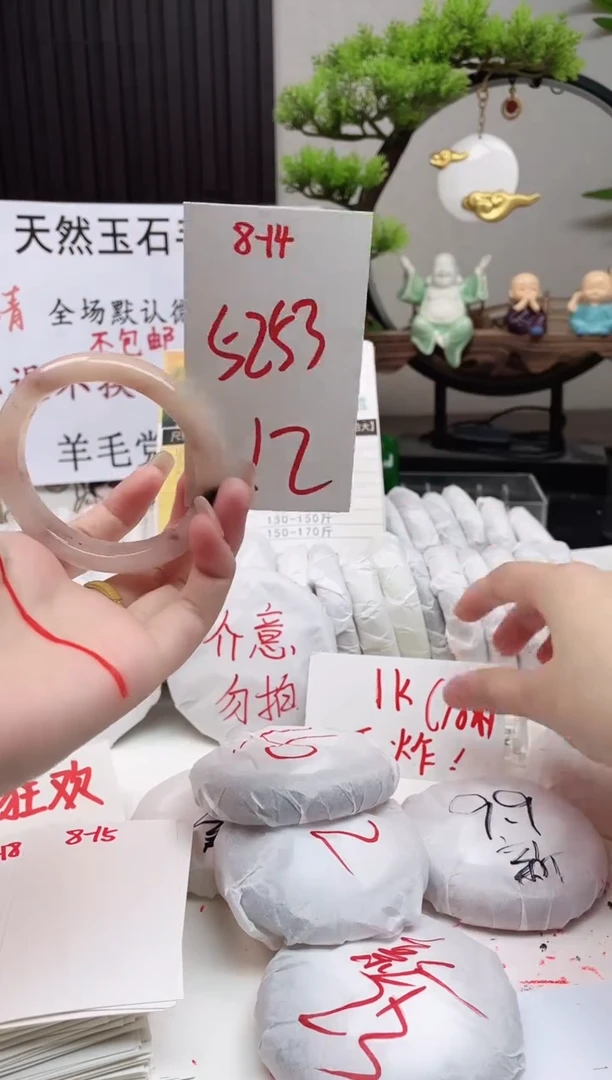 石英质玉手镯未镶嵌8-14
