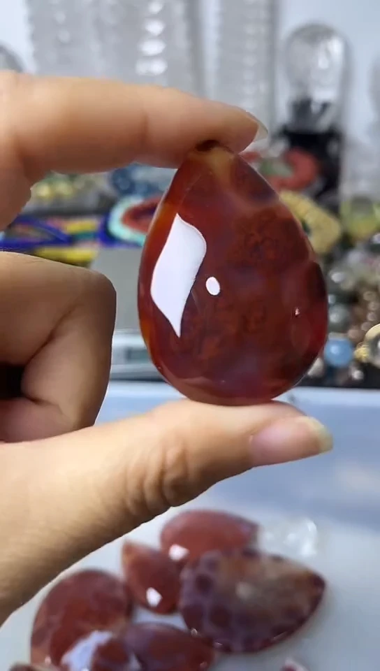 【闪购商品】玛瑙/玉髓颈饰未镶嵌矿坑12