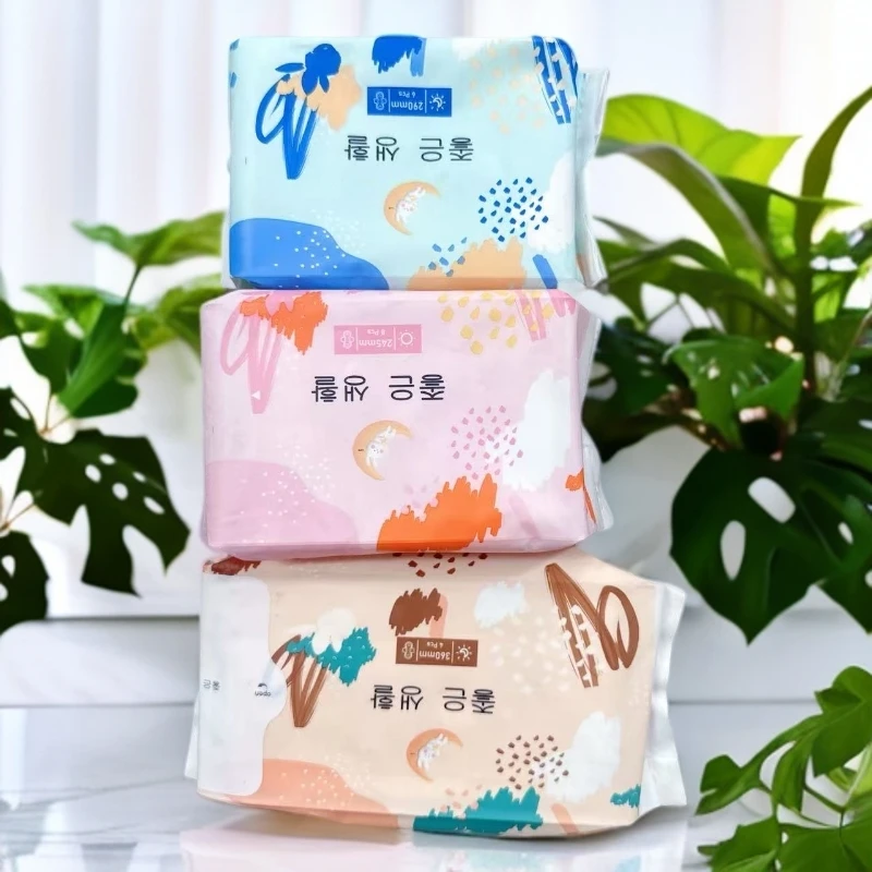 弹力服帖，亲服面层，薄感透气~吉丽芙卫生巾