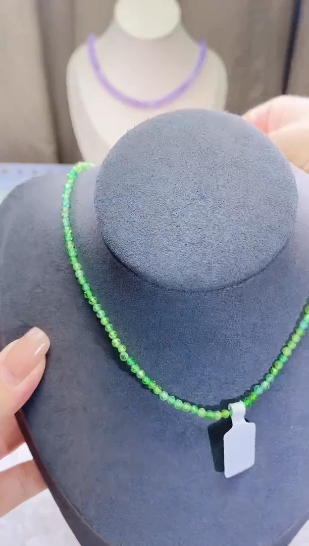 【闪购商品】钻石颈饰14K金镶嵌诗颜珠宝甄选SYZB93