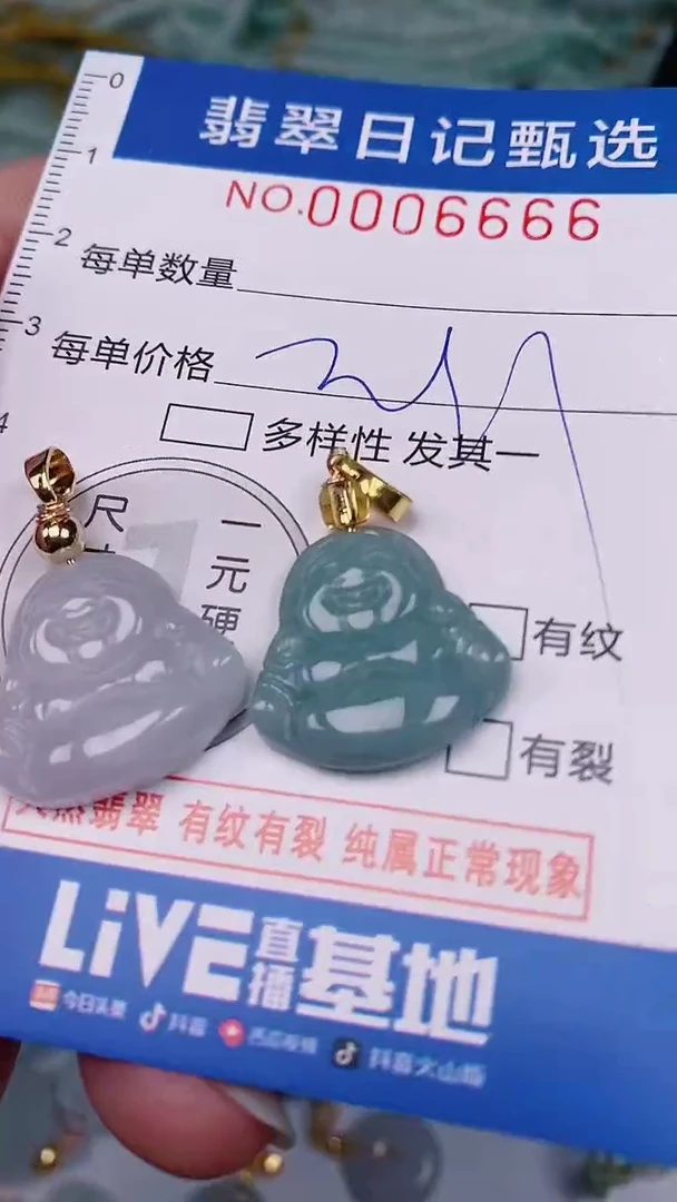 【闪购商品】翡翠颈饰未镶嵌00006666