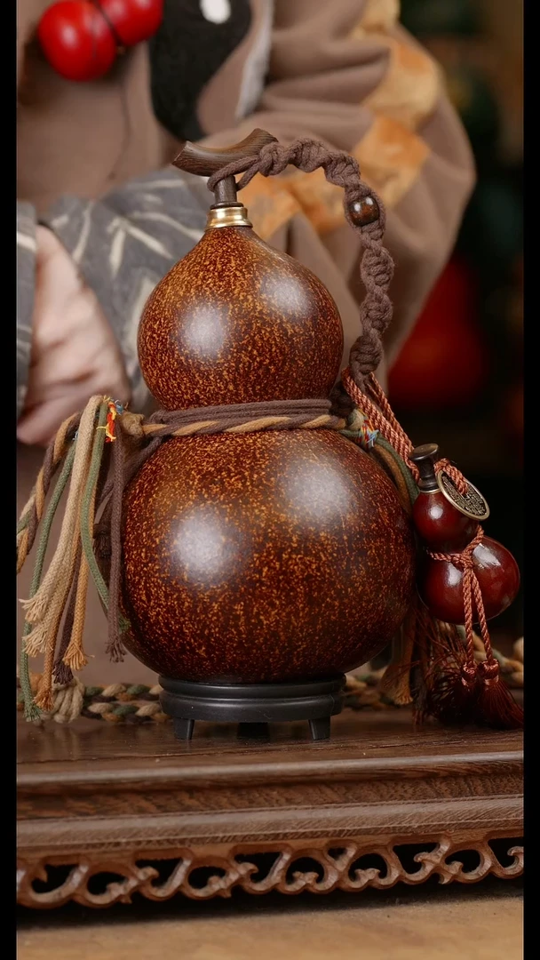 34号精品天然大漆酒葫芦一物一拍~