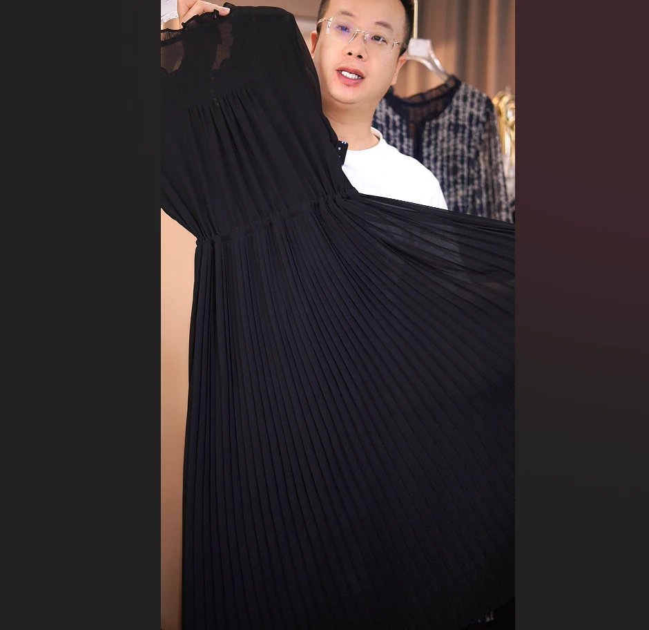 新C79【气质飘带】ZW1XX宽松连衣裙女装连衣裙显瘦长款