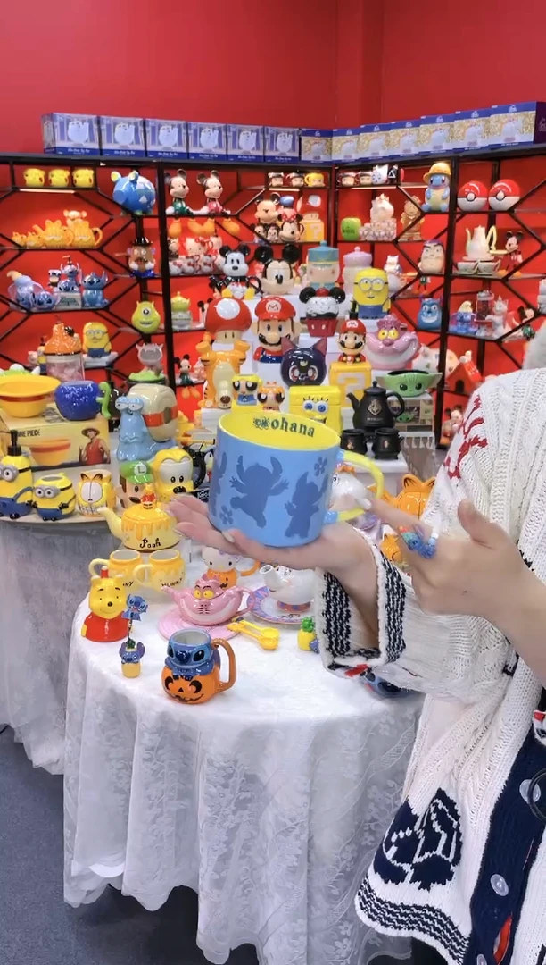 【闪购商品】1@@陶瓷杯史迪仔杯子