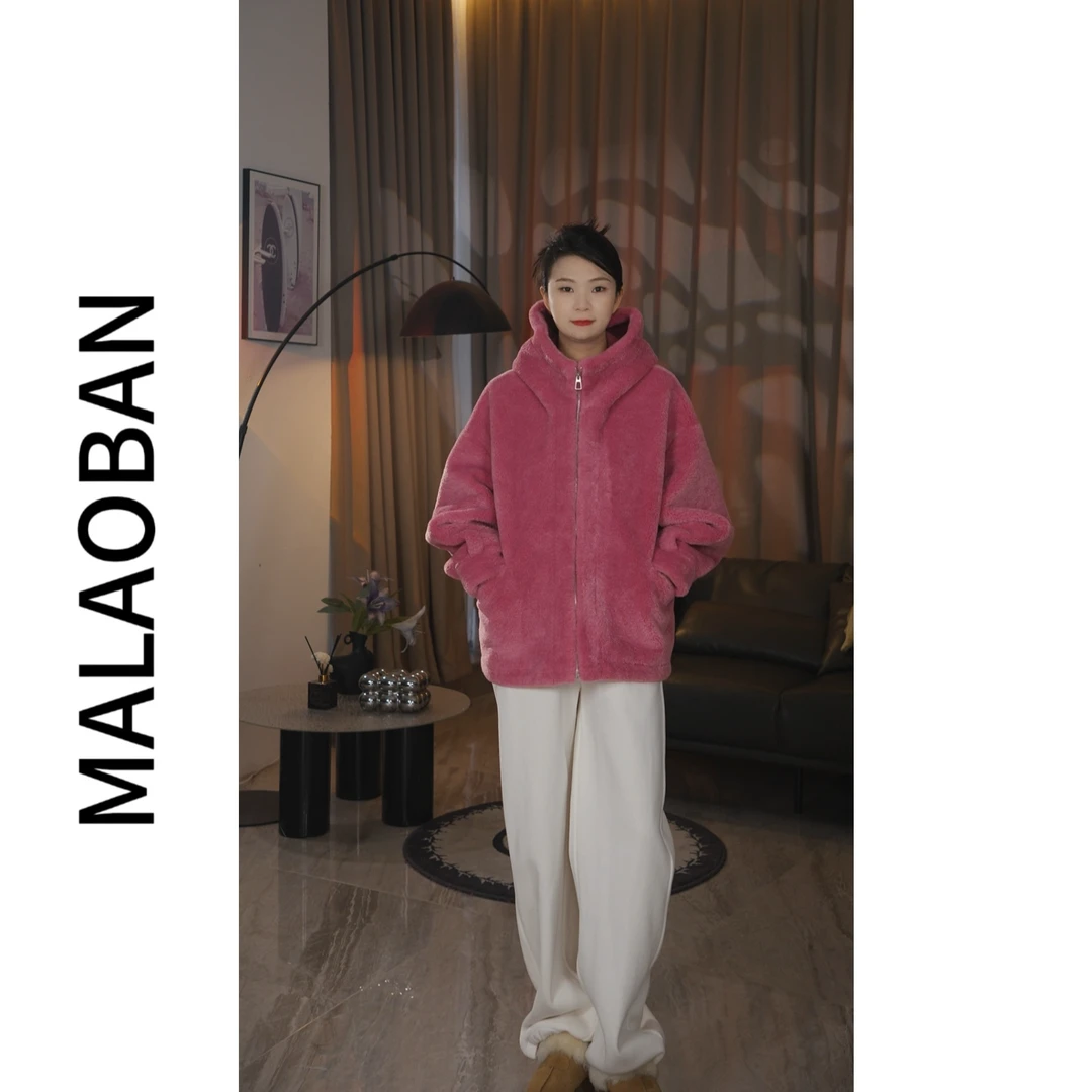 【马老板专属】毛毛外套女短款百搭