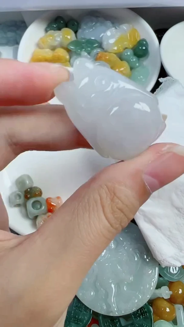 散珠翡翠370号链接,A货翡翠