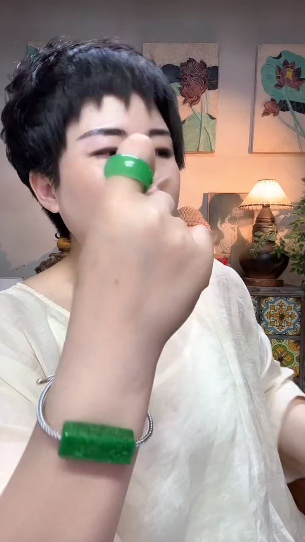 未镶嵌戒圈翡翠575