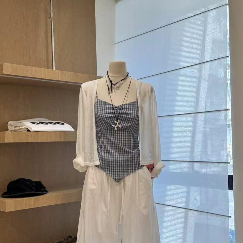 【香草奶盖】高级感百搭上衣两件套-2177