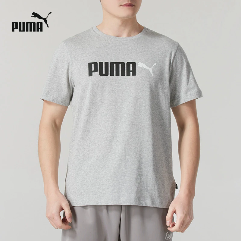 彪马2025新款男子透气跑步训练短袖T恤运动休闲基础款正品