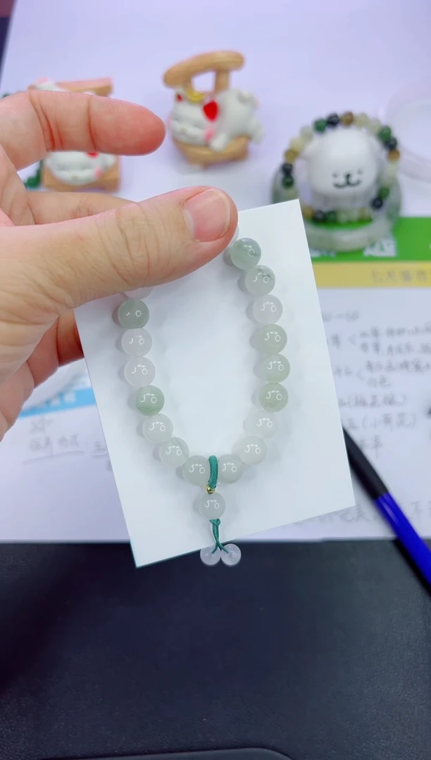 【闪购商品】石英质玉手镯未镶嵌999手串