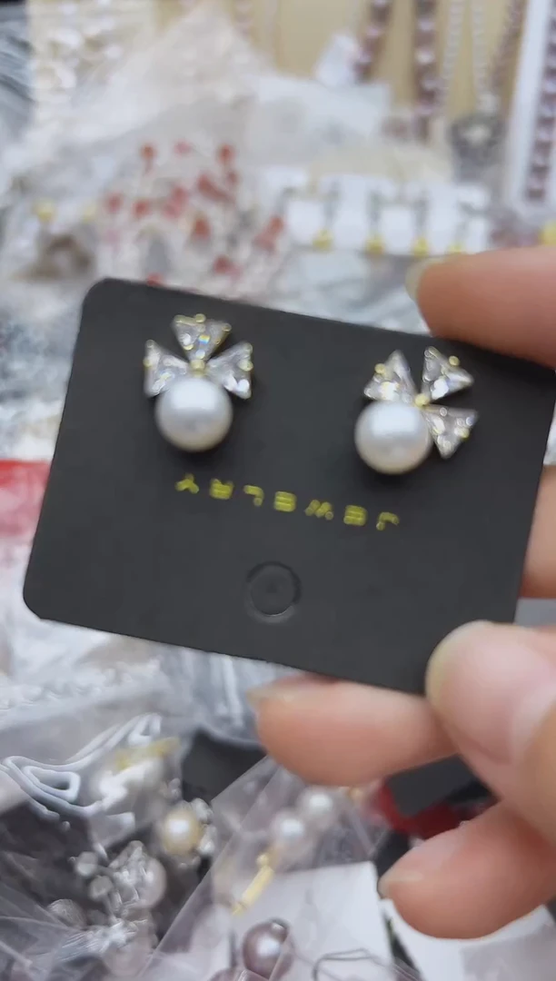 未镶嵌耳饰淡水珍珠耳钉多样性发其一