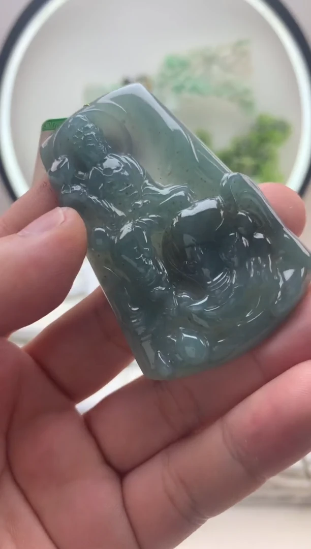 颈饰未镶嵌翡翠普贤