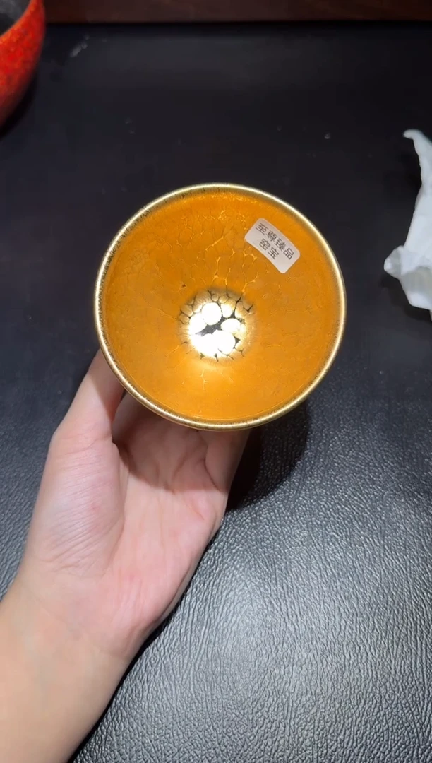 茶盏春**海李英金油滴盏162