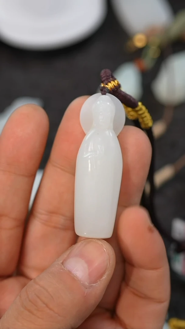 吊坠(不含链)未镶嵌和田玉多样性发一件THTY6686