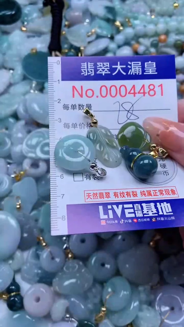 翡翠未镶嵌吊坠(不含链)4481