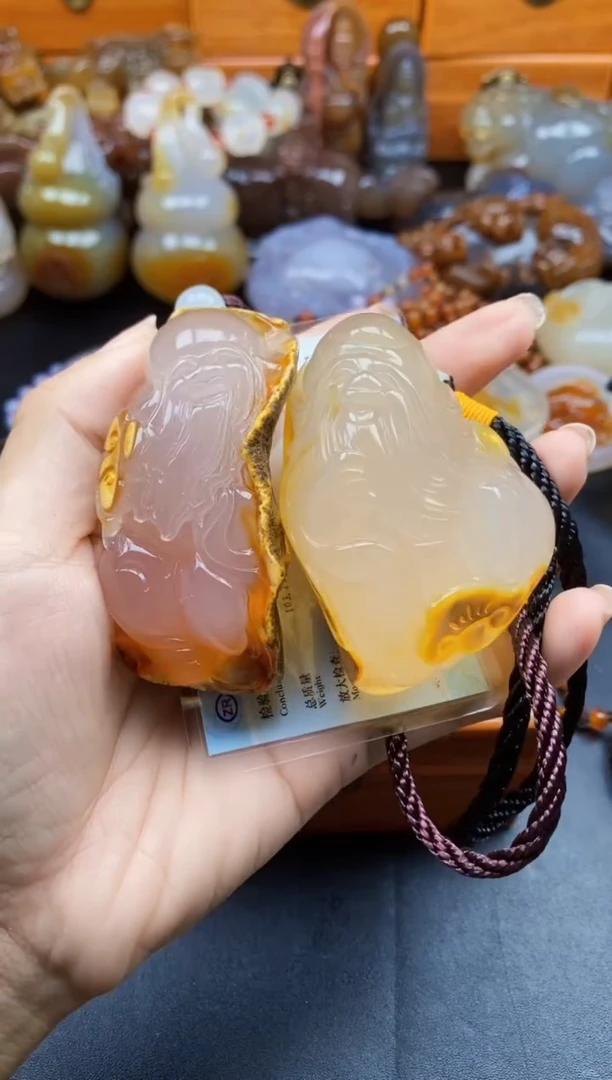 未镶嵌1玛瑙/玉髓宝**姥ll