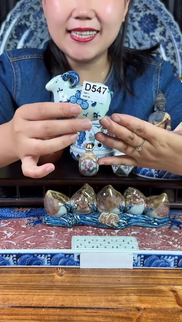 摆件景德镇陶瓷仿古摆件D547
