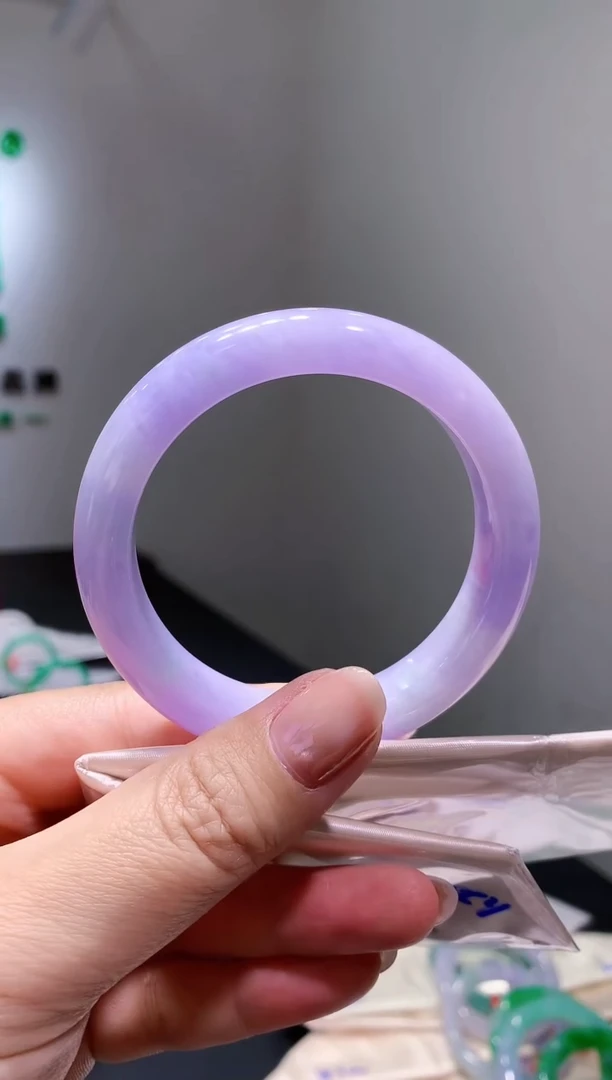 未镶嵌手镯翡翠-k19  天然缅甸A货翡翠58正圈