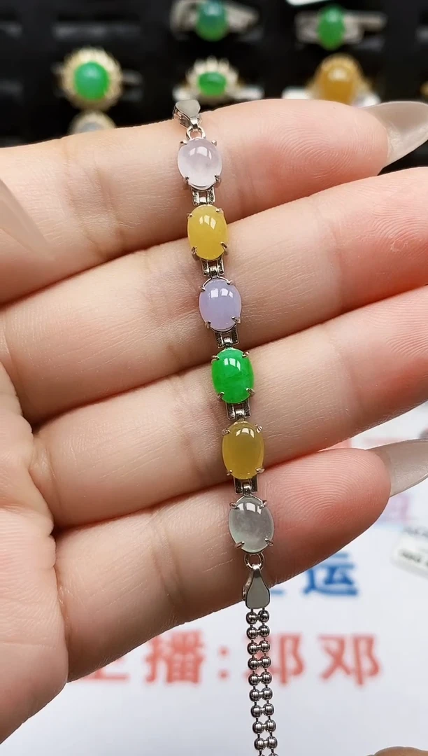 银S925镶嵌戒指翡翠0579