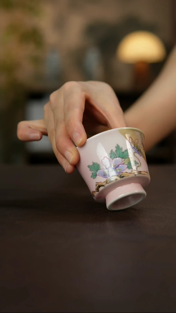 杯景德镇陶瓷杯碗柴烧多人