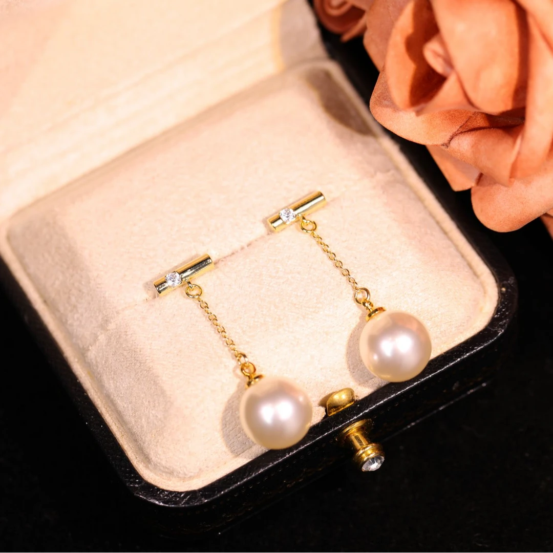 铜合金耳饰 【锁雀】轻奢时尚气质高级小众设计感耳饰RH1044