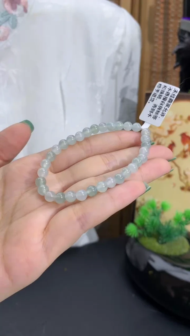 未镶嵌手串翡翠卡5.5mm