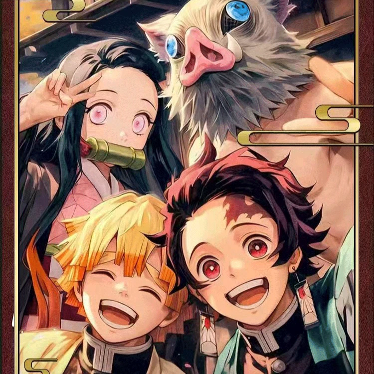 hj【拆盒】YAMI鬼灭之刃收藏卡牌国卡二创 第四弹（代拆）