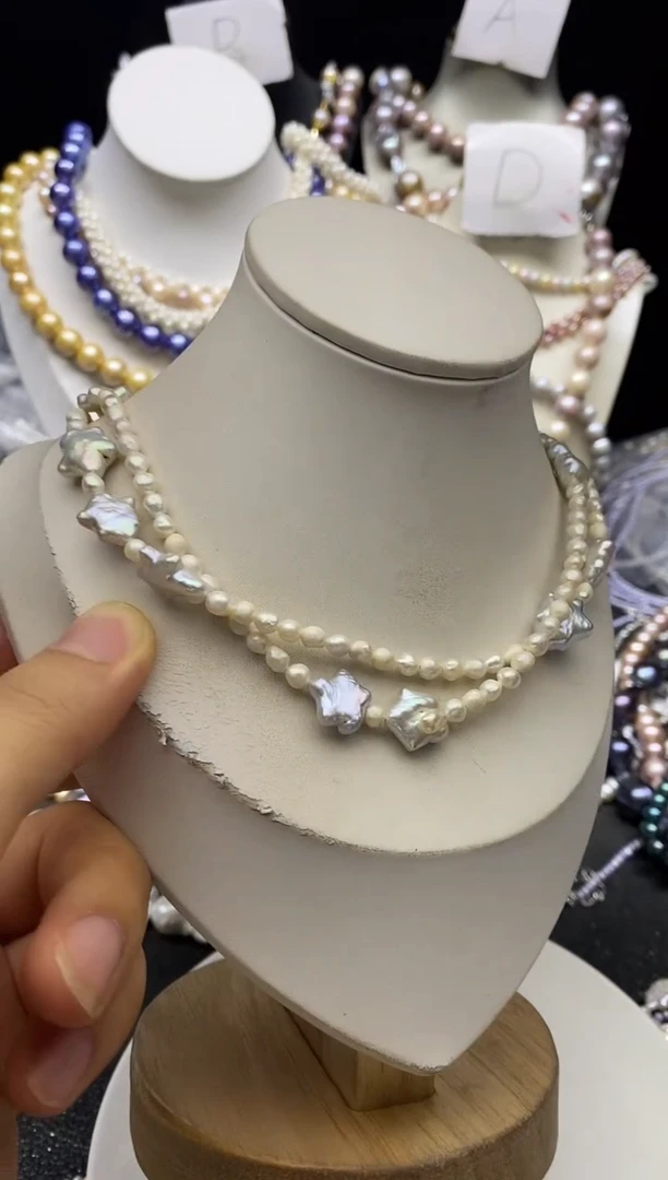 淡水珍珠未镶嵌颈饰多人