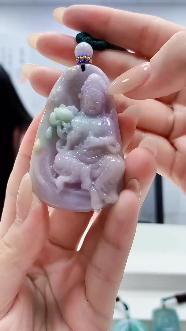 未镶嵌定制翡翠4812lr-毛货挂件16