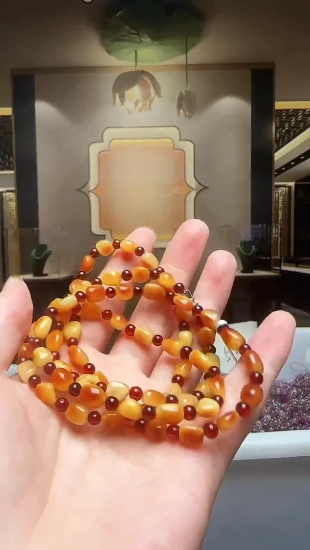 未镶嵌蜜蜡手链天然