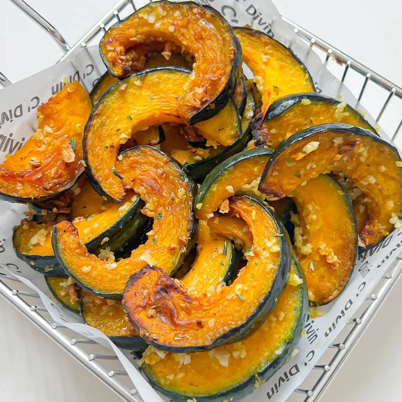 【健康零食】贝贝南瓜开袋免煮即食南瓜板栗干粉糯香甜早餐主速食