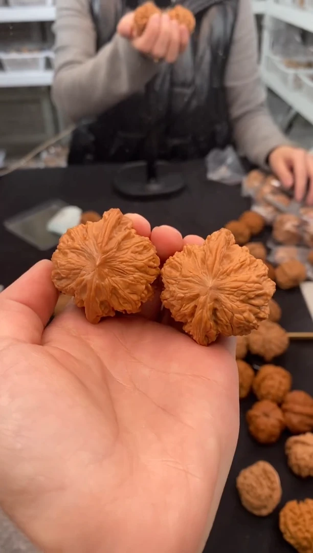 【闪购商品】文玩核桃把件山地磨40-t746