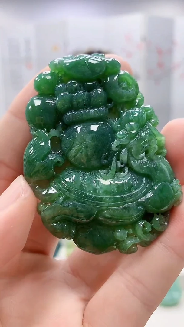 定制翡翠未镶嵌4852bb-毛货挂件57