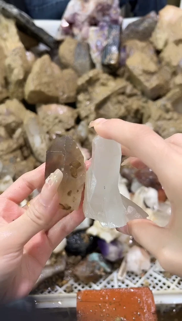 未镶嵌大型摆件（非配饰）水晶737一对