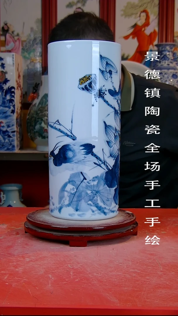 摆件景德镇陶瓷 全场手工手绘888