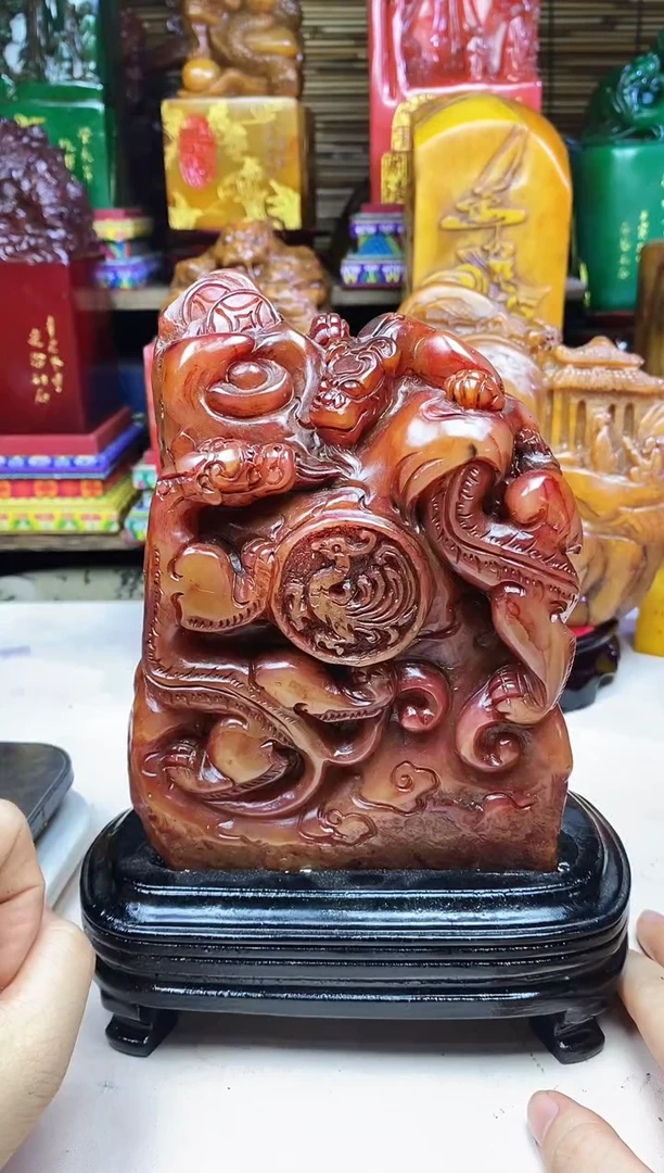 寿山石印石纯天然篆刻石料