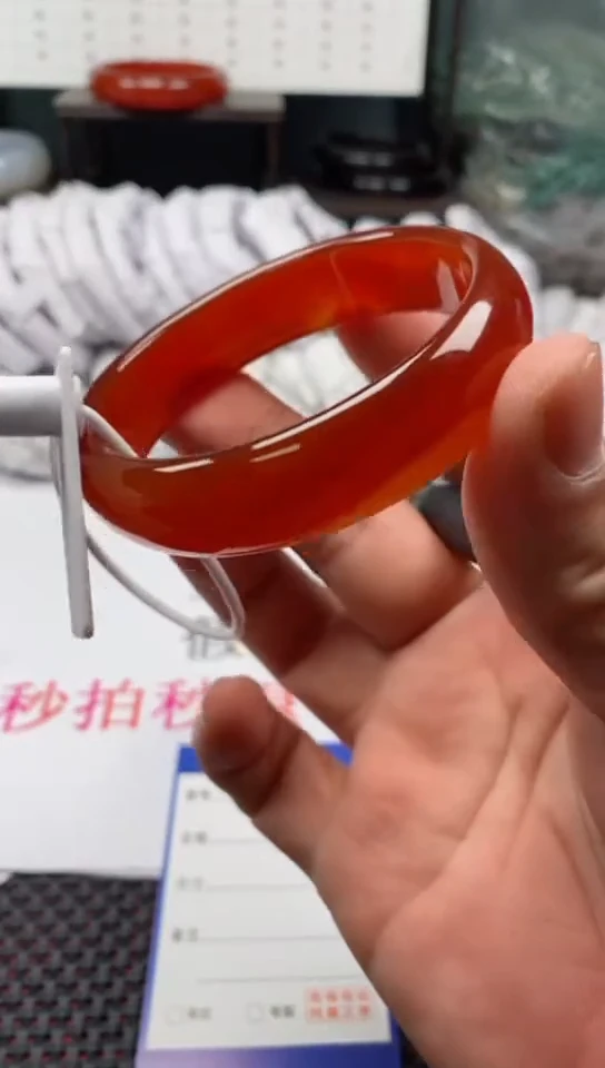【闪购商品】玛瑙/玉髓手镯未镶嵌407-58多样性发货看清圈口下单
