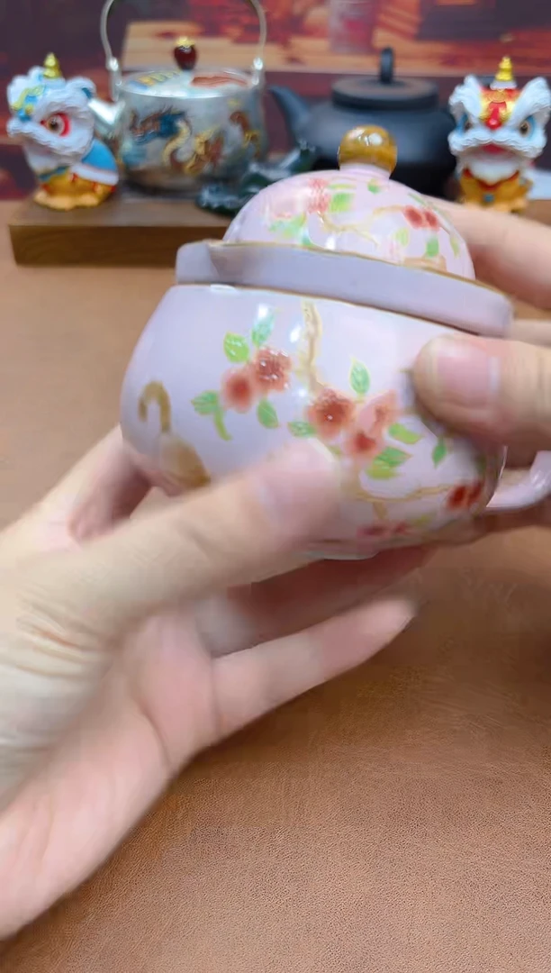 陶瓷茶具摆件旅行套组