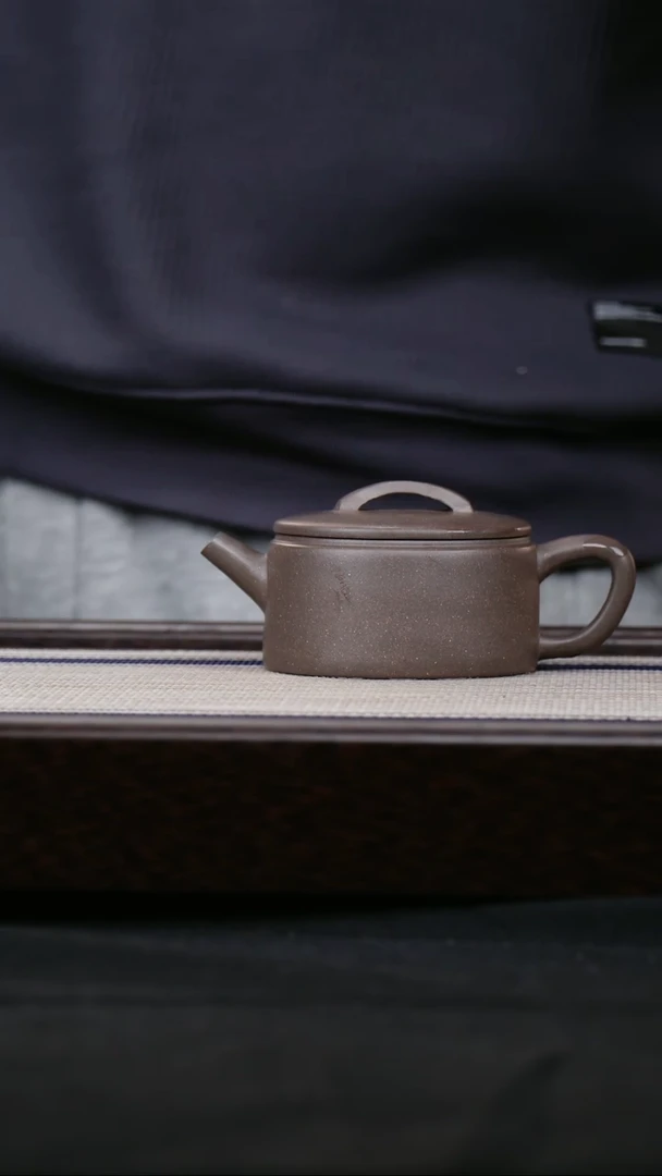 【闪购商品】紫砂茶壶汉瓦天青