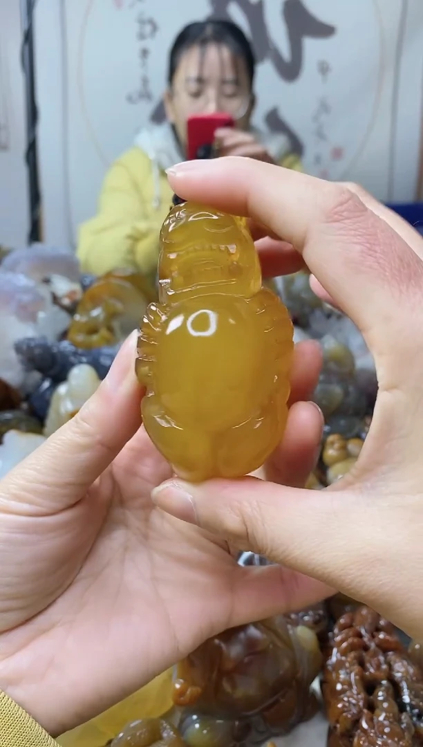 【闪购商品】玛瑙/玉髓手把件未镶嵌0