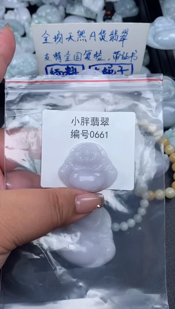 翡翠未镶嵌颈饰缅甸天然A货翡翠0661