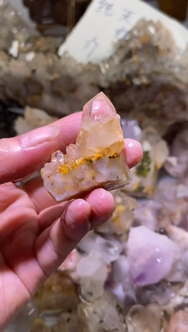 未镶嵌珠宝半成品水晶96号四川超七花园水晶