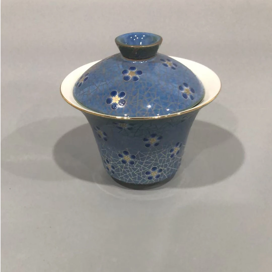 景东陶瓷 高端两财盖碗