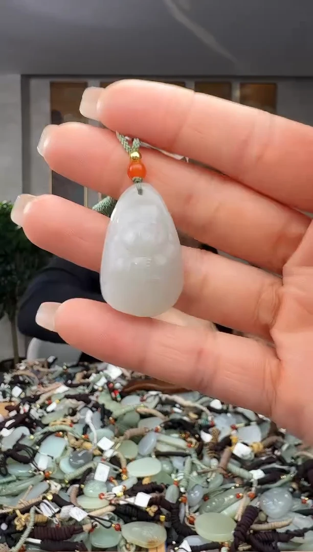 颈饰未镶嵌和田玉拍一发一多样性发货