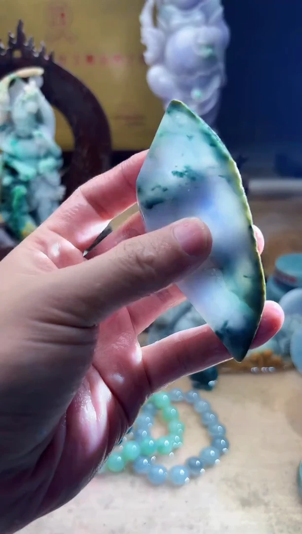 未镶嵌挂件翡翠A货张麦6741