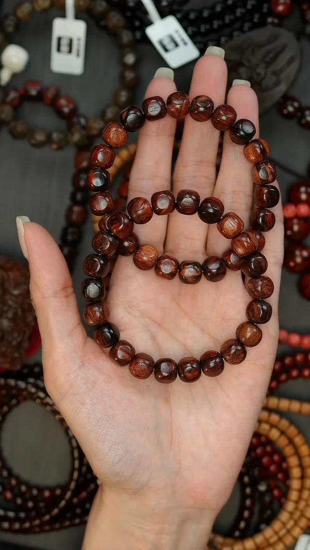 手串/手链黄花梨/降香黄檀海南红降方糖10mm手串