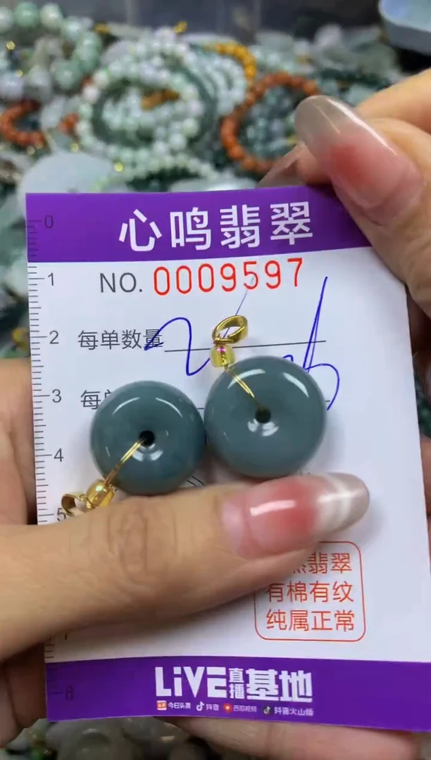 翡翠未镶嵌颈饰闪购009597